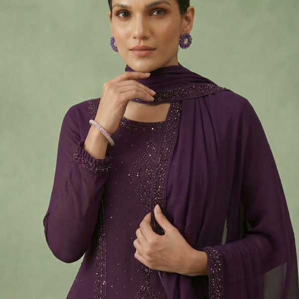 Violet Minsara Designer Salwar Khameez Set