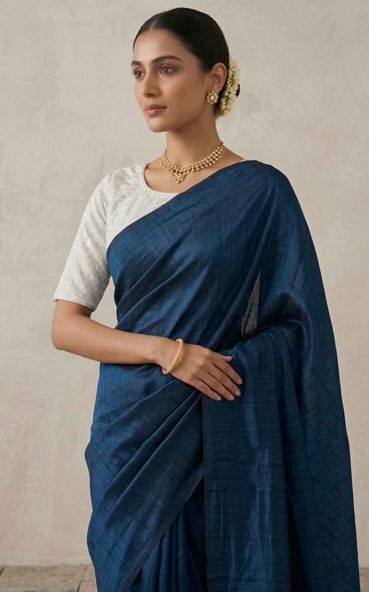 Royal Blue Saree