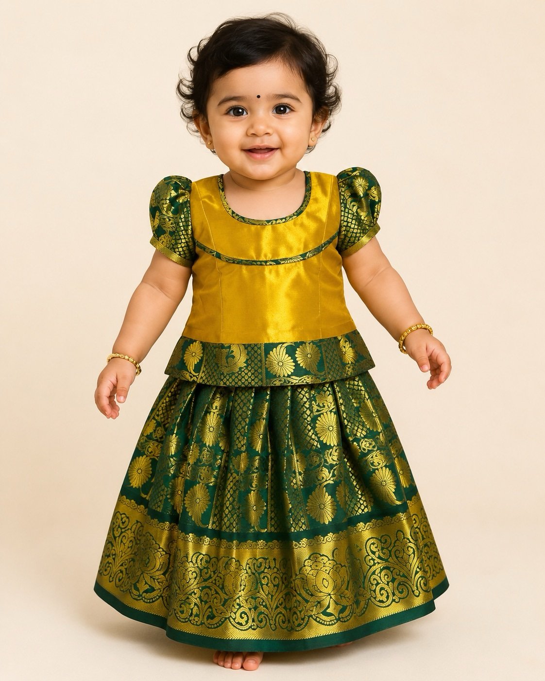 Traditional Pattu Pavada Collection
