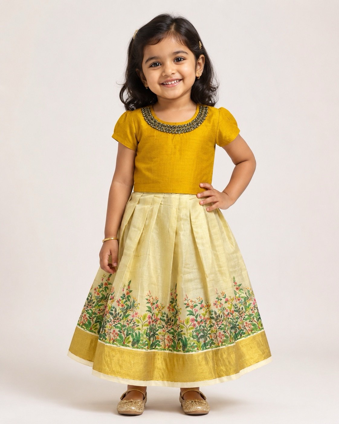 Traditional Pattu Pavada Collection