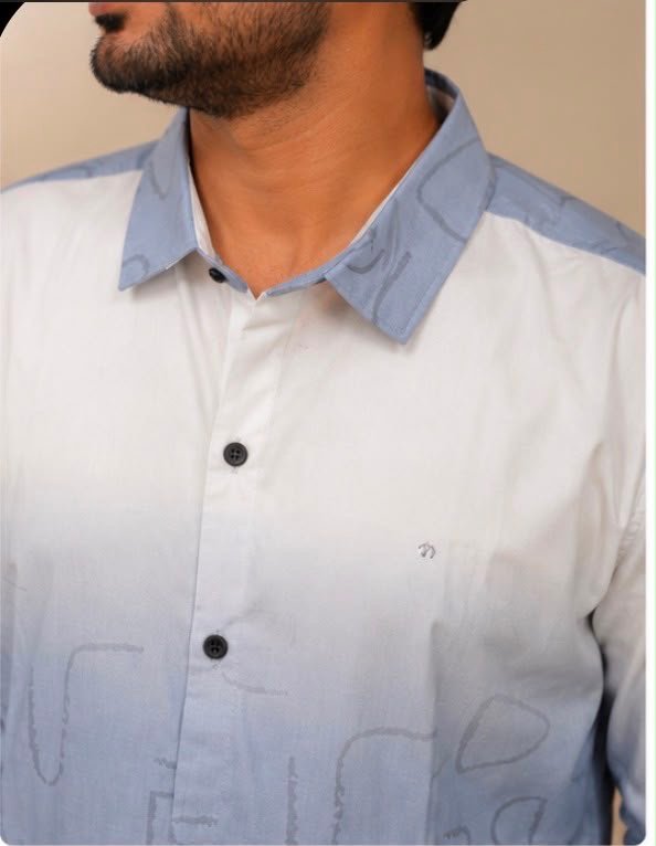 Contemporary Ombre Fade Traditional Shirt