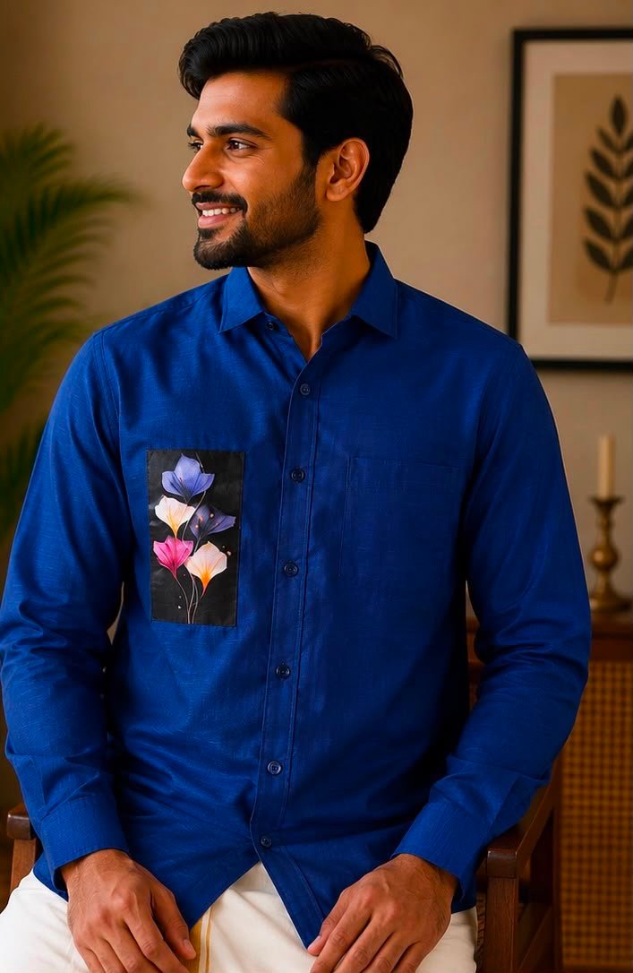 Royal Blue Premium Men’s Shirt